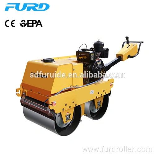 550KG Mini Vibratory Hand Roller Compactor China Manufacturer